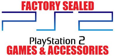 PS2 Factory Sealed Playstation Games and Accessories