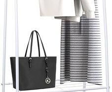 NEW SALE | Clothes Rail Stand Garment Coat Rack with Metal Shelf, Frame for Bedroom, Saving Space Clothes Rail,1.5m
