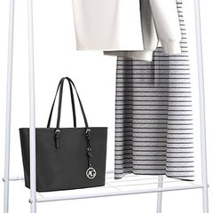 NEW SALE | Clothes Rail Stand Garment Coat Rack with Metal Shelf, Frame for Bedroom, Saving Space Clothes Rail,1.5m
