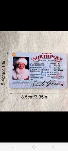 Santa ID For Sale