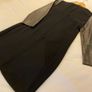 Stunning Jaeger black leather detail shift dress 10 NWT New Image 2