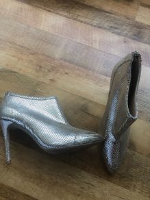 gold ankle boots