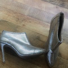 gold ankle boots
