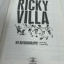 Hand Signed Ricky Villa Autobiography And Still Ricky Villa Spurs Football Image 8