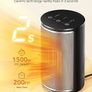 FREE 3 DAY DELIVERY Smart Electric Heater, Low Energy Efficient, 24H Timer Heater for Indoor Use with Thermostat, Wi-Fi App &Voice Remote Control, Ceramic Heater Safety for Home Room Office Desk Portable Image 3