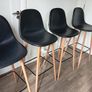 four Jysk bar stools Image 4