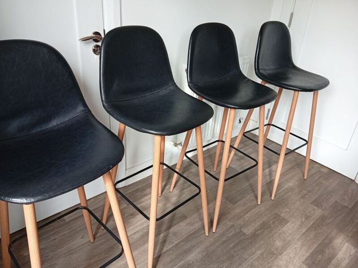 four Jysk bar stools