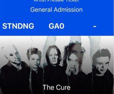 The Cure Tickers