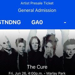 The Cure Tickers