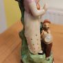 Vintage Staffordshire Style Reproduction Traveling Musicians Ceramic Statue Bears Image 3