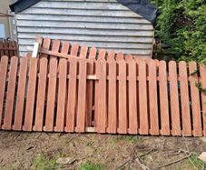timber fence excellent condition