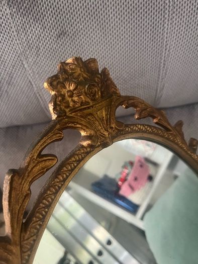 Vintage gold mirror