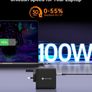 USB C Charger, MacBook Pro/Air Charger, 3-Port 120W GaN Fast Charger, PD3.0, PPS, USB Plug UK, USB-C Laptop Charger for MacBook Pro, MacBook Air, iPhone 16/15, Galaxy S24/S23, iPad, Laptops Image 2