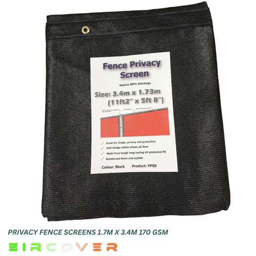 Privacy Fence Screens 1.7m x 3.4m ( 6'-11')170 gsm