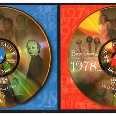 1999 Isle of Man Legends of Music Immortality and Stayin Alive (by Bee Gees) Commemorative Stamps Miniature Sheets Mint Never Hinged (MNH)