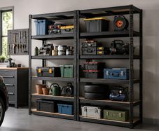 Heavy Duty Garage Storage Shelves Set of 2