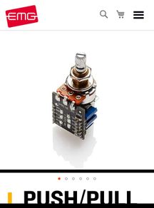 Emg PUSH-PULL POT volume tone FOR EMG-89 AND ACTIVE EMG-TW PICKUPS electric Guitar parts accessories