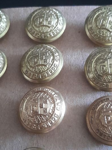 old Dublin port dock  buttons