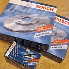 VW brake discs and pads