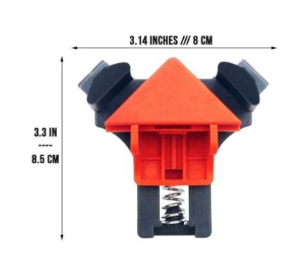 BRAND NEW Carpenters Right Angle Clamp 60/90/120 Degree Right Angle Clamp Woodworking Fixing Clips Picture Frame Corner Positioning Tools