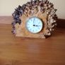 Woodturning Hand made mantle clock / REDUCED FOR QUICK SALE!! Image 3