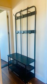 Coat Rack with Bench & Shoe Storage