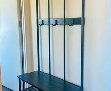Coat Rack with Bench & Shoe Storage