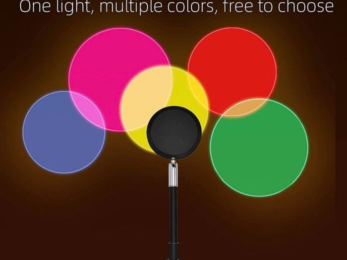 Lamp Projection - 16 Colour | Sunset Light with 24Keys Remote Multicolour -- USB Port--Colour Changing & Fade Mode (FREE POSTAGE)