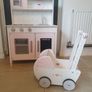 Kids kitchen and pram Image 3