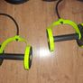 Brand NEW Double AB roller wheel with resistance band for core exercises Image 2