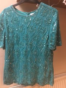 vintage beaded top