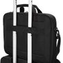 Targus Laptop Bag, Black 15.6" Classic Slim Briefcase Messenger Bag, Spacious, Ergonomic, Foam Padded Laptop Case for Devices Up To 16" (TCT027US) Shoulder Bag 16 inch Image 4