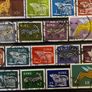 Irish 1970s stamps animal drawings definitive series Used lot Image 2