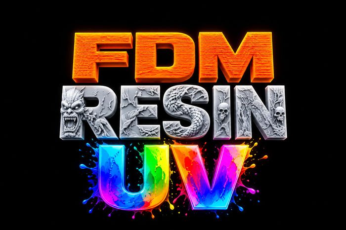 Custom 3D Printing & Full-Colour UV Printing - FDM & Resin