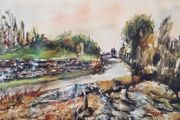 moville walk watercolour