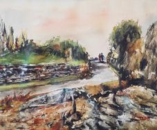 moville walk watercolour