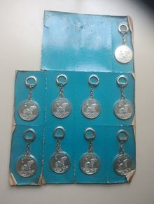 1969 Apollo 11 A F D  Keyrings Co Cork .