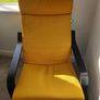 IKEA armchair with black frame - excellent condition Image 2