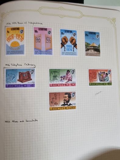 Stamp album 153 Botswana, Lesotho