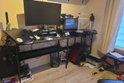 Black desk