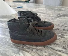 Zara khaki lace boots 32 33