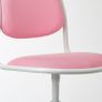 IKEA ORFJALL Kids Desk Chair White Pink Image 9