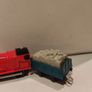 Trackmaster Thomas and Friends Motorised James Train with Cargo Truck 2013 Image 5