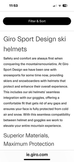 Girls Giro Ski Helmet - suit age 6-12