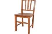 Hessie Solid Wood Slat Back Side Chair