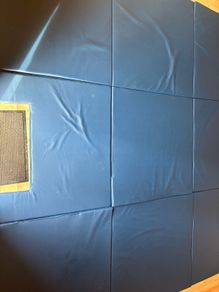 Sensory room floor mats. Real leather.