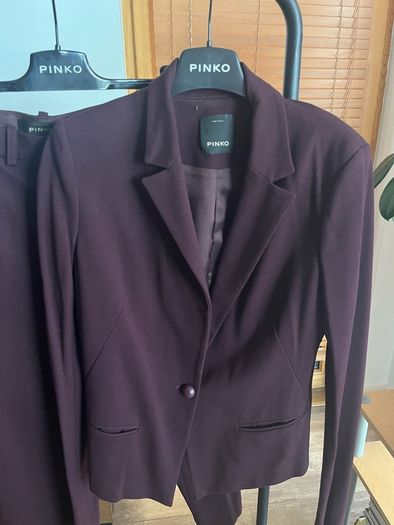 Pinko burgundy suit