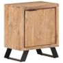Bedside Cabinet 40x30x50 cm Solid Acacia Wood with Live Edges Image 7