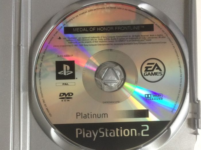 Medal Of Honor: Frontline [2002] (Playstation 2 Game) [PAL]