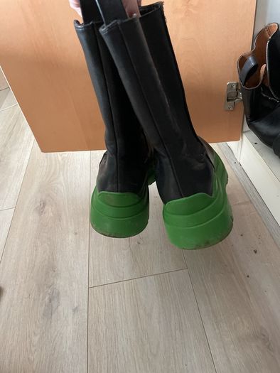 Green Ankle Boots